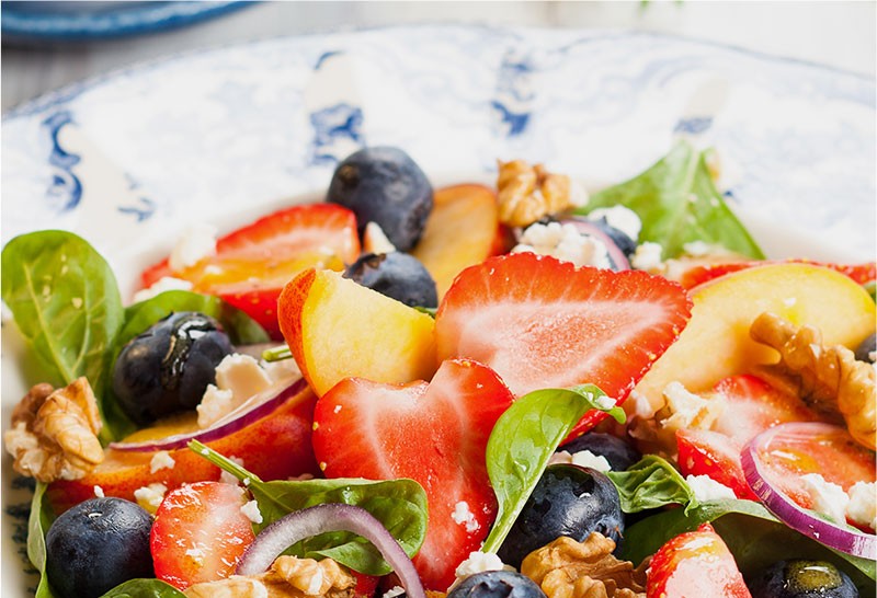 Strawberry Spinach Salad