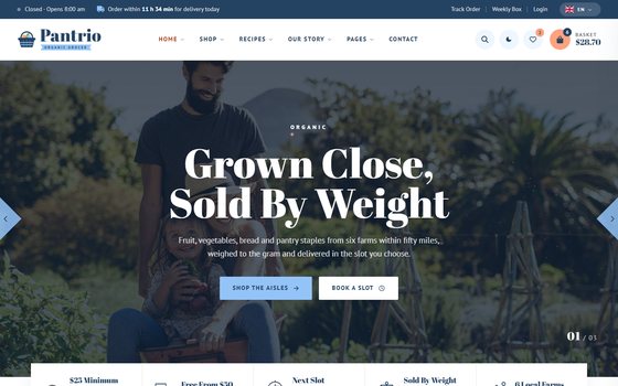 Market Home preview
