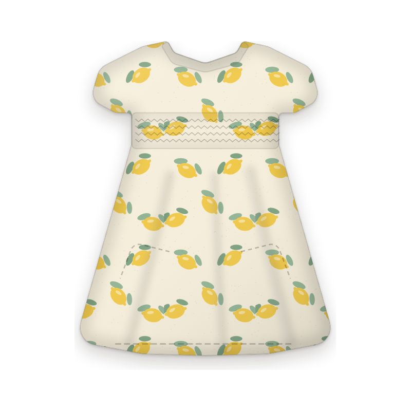 The Lemon Grove smock dress for children