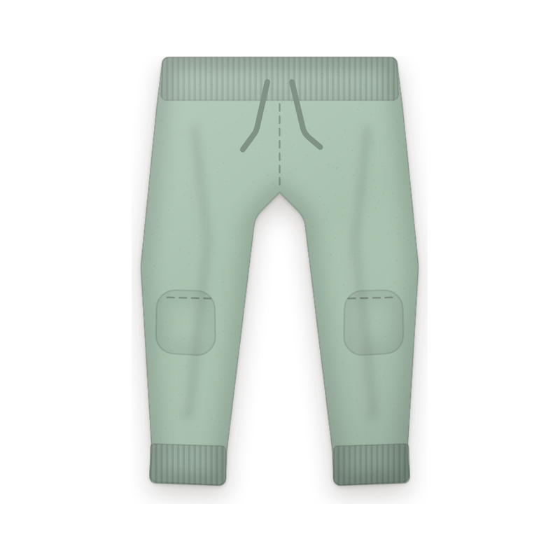 The Loopback Joggers in sage