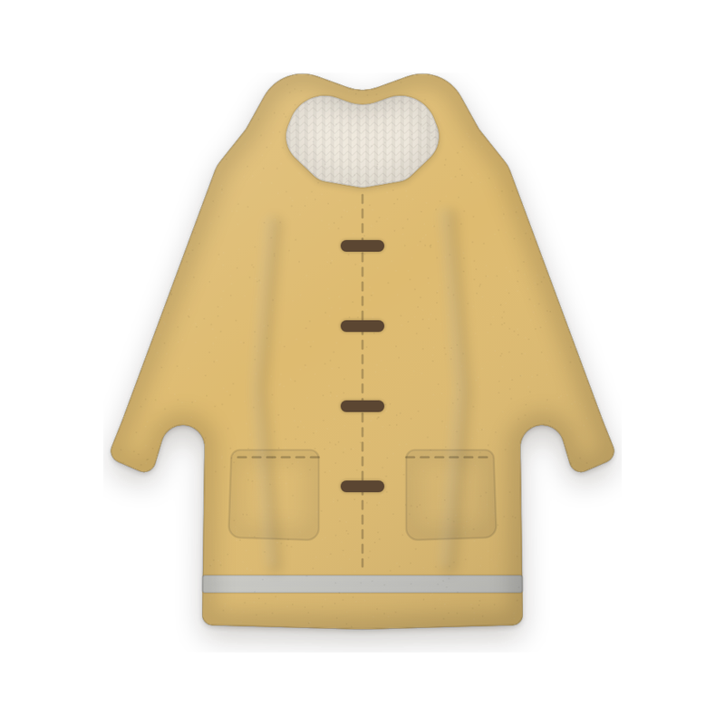 The Puddle Raincoat in honey