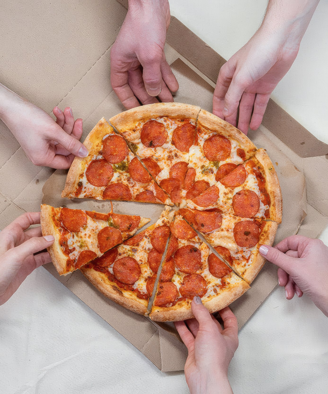 The Half & Half Rule: Two Pies, One Box