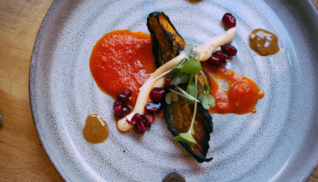 Roasted Pepper, Burrata & Basil