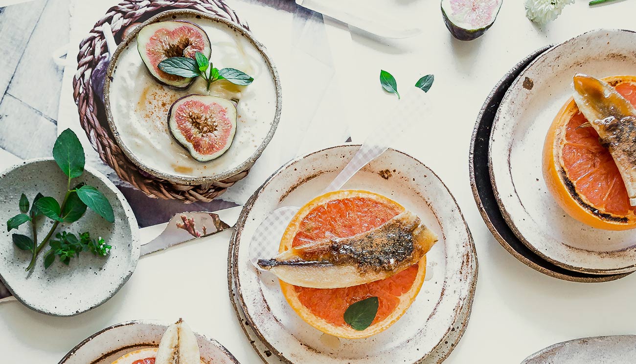 Cured Trout, Pink Grapefruit & Fig