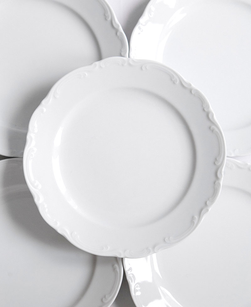 Pure White Plates