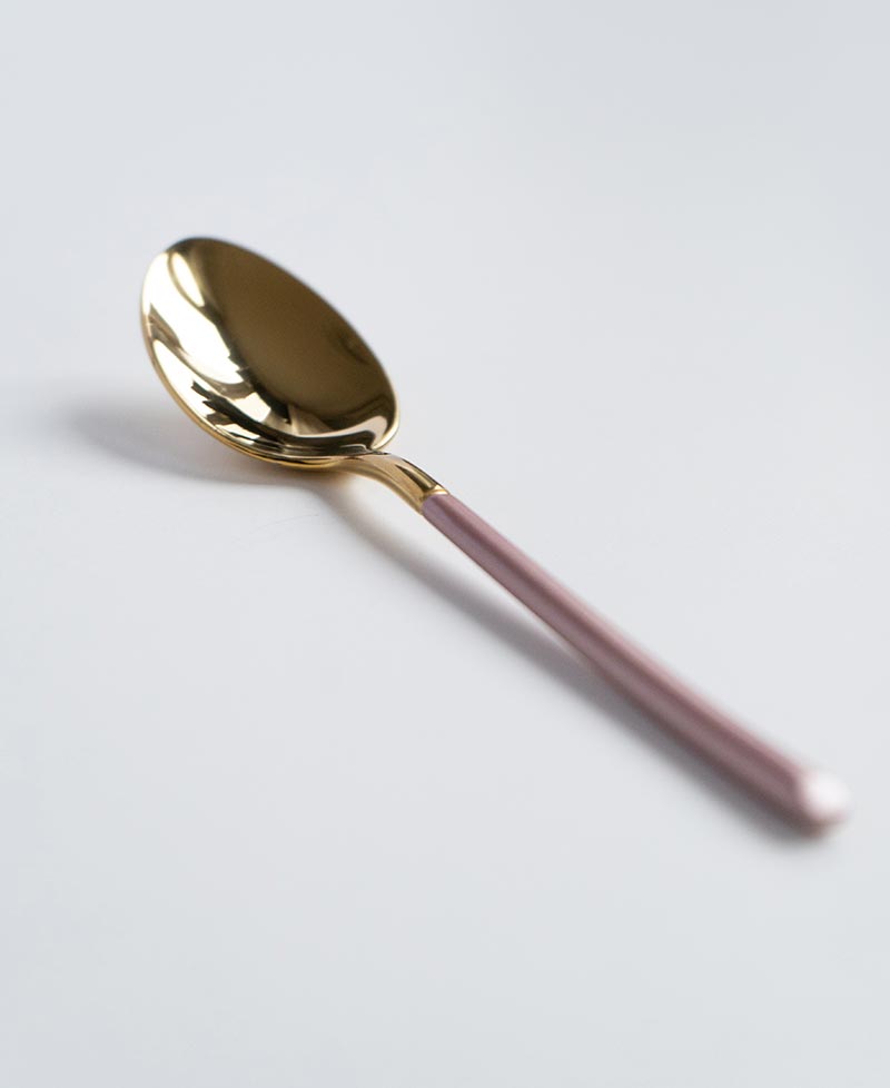 Pink Gold Spoons