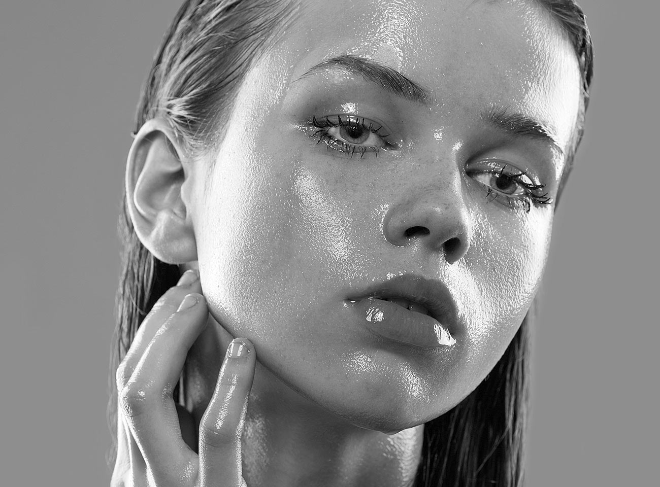 Wet Look, wet skin