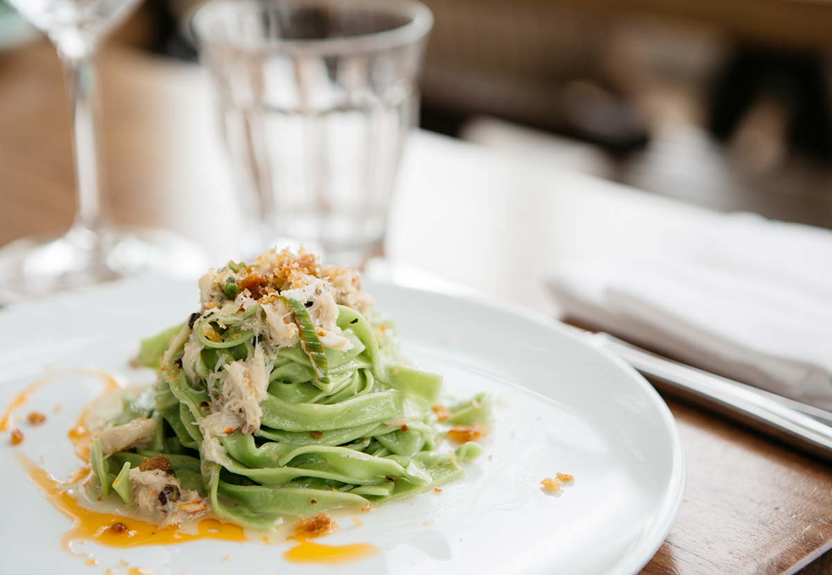 Spinach Tagliatelle