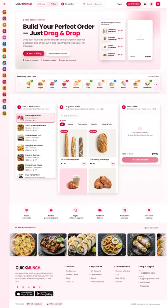 Order Builder (interactive build-your-order landing)