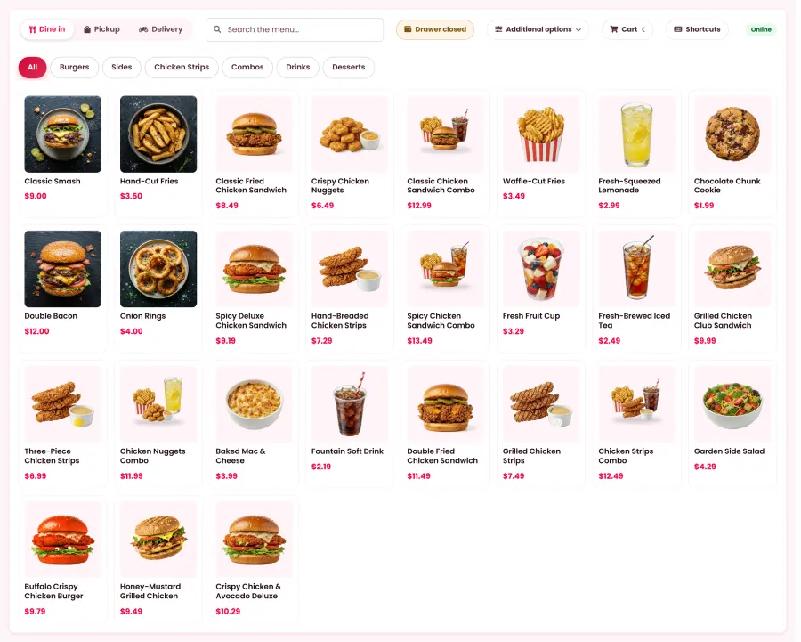 The point-of-sale till