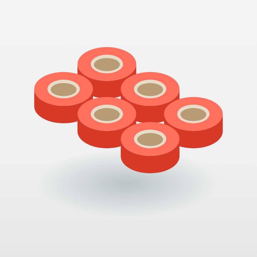 Packing Tape, Six Rolls