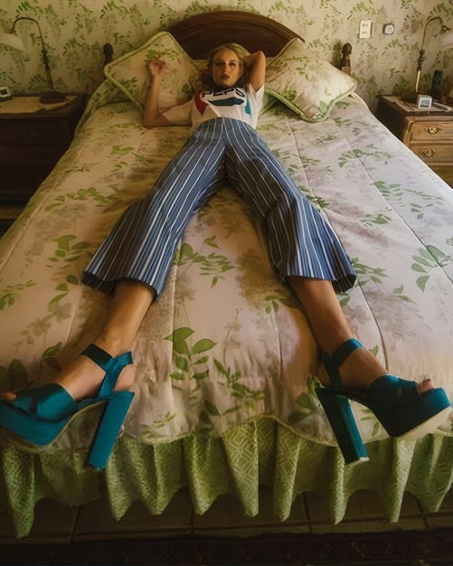 Teal Platform Sandals