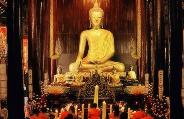 Monks at the temple gate
