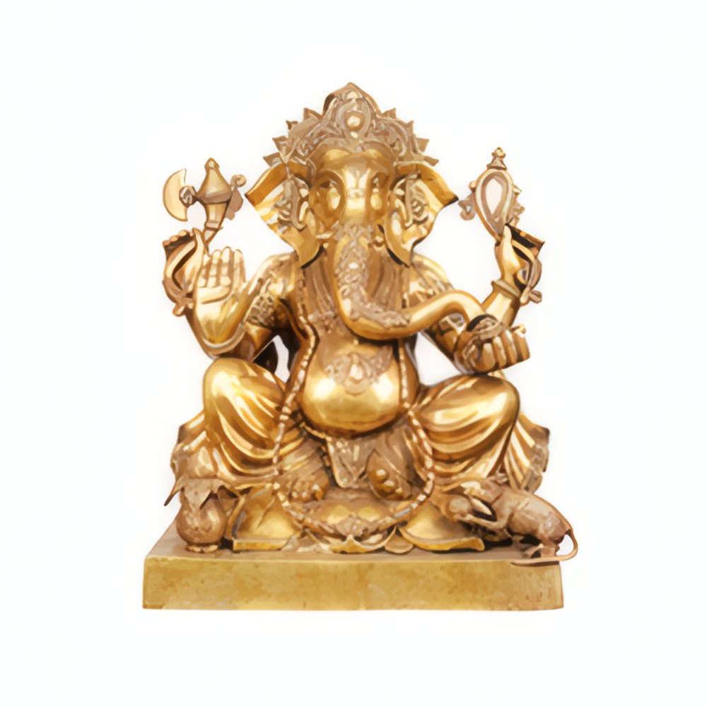 Brass Ganesha Murti