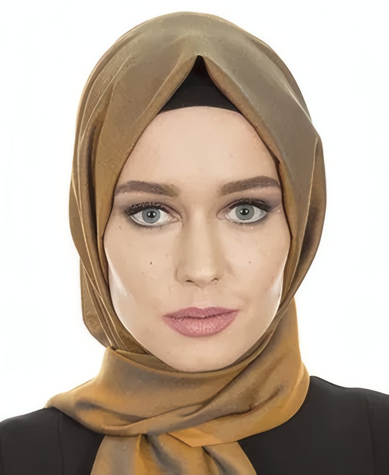 Satin Hijab Caramel