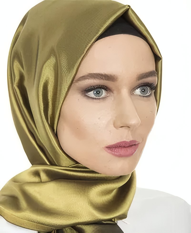 Satin Hijab Olive