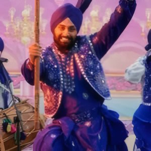 Bhangra dancers at Vaisakhi