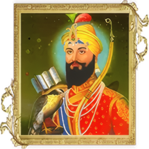 Framed Guru Portrait
