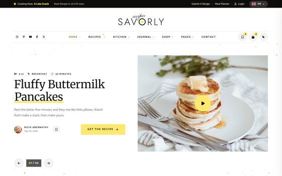 Recipes & Videos preview