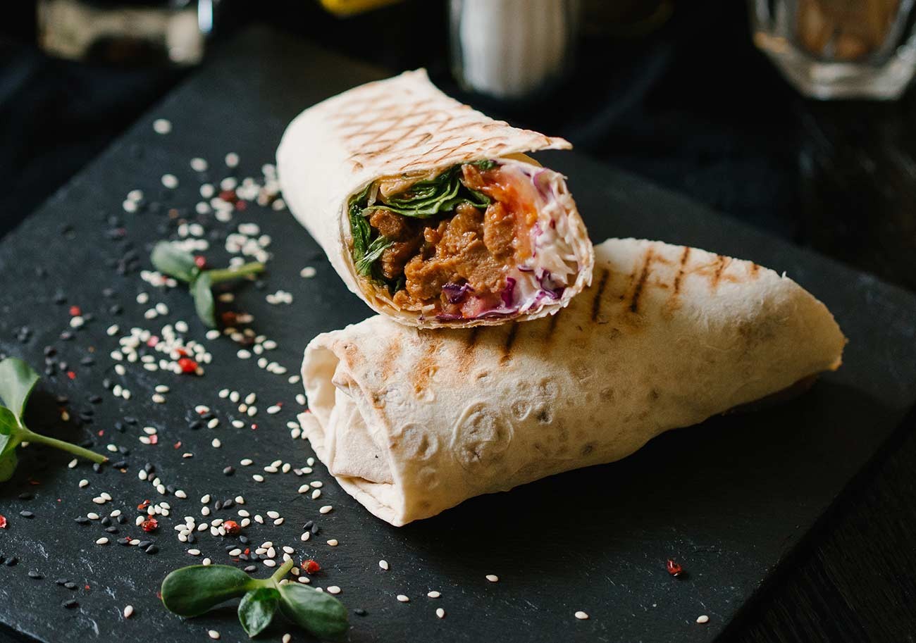 Black Bean And Vegetable Burritos