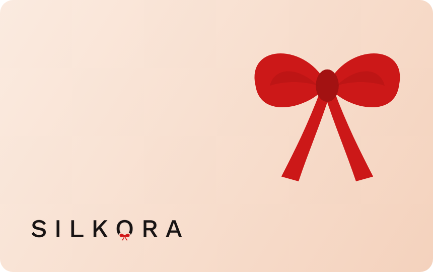 The blush bow gift card