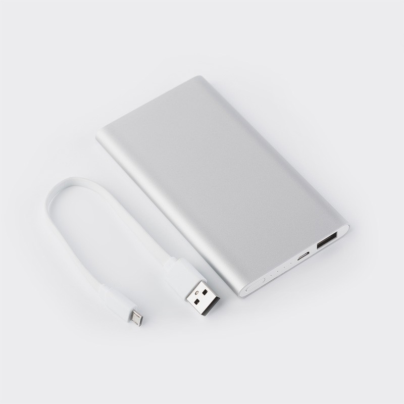 Aluminium Power Bank 5,000 mAh