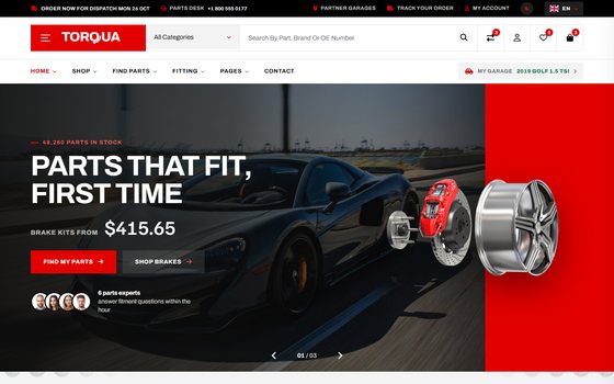Parts Store preview