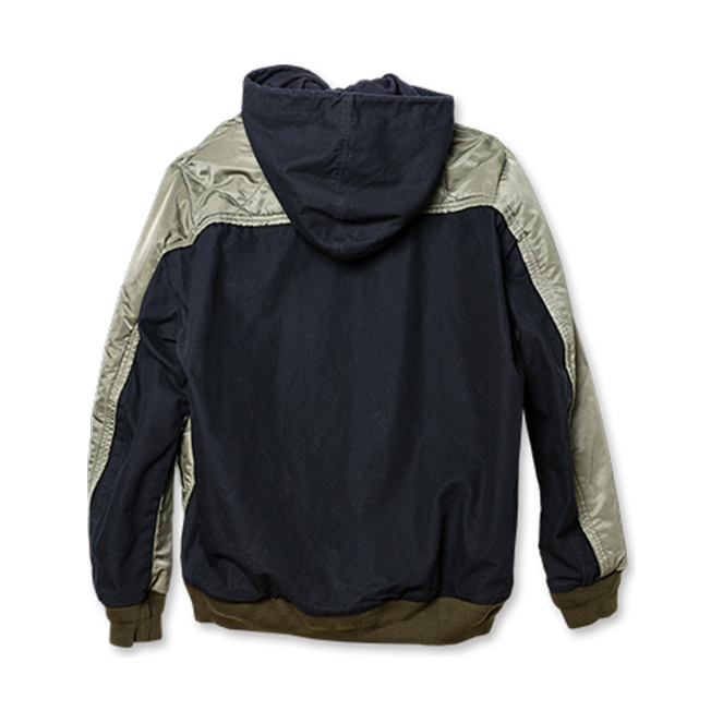 Hooded Field Jacket, Navy / Olive