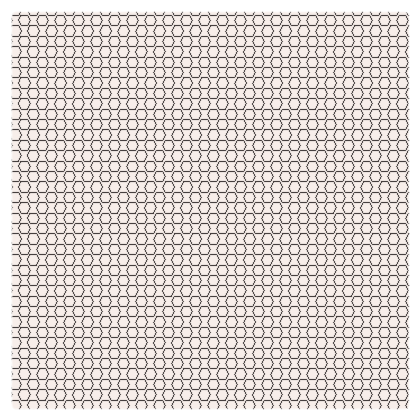 A swatch of mesh