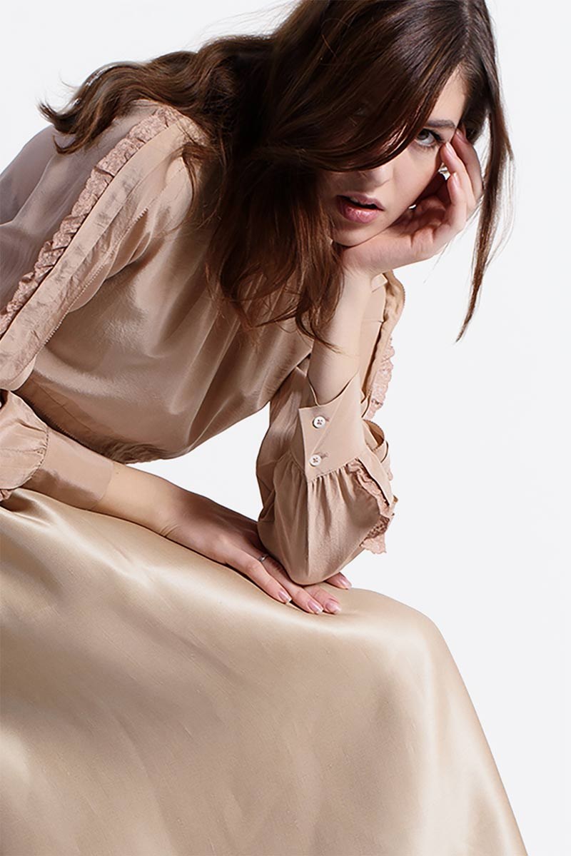 Satin Slip Skirt