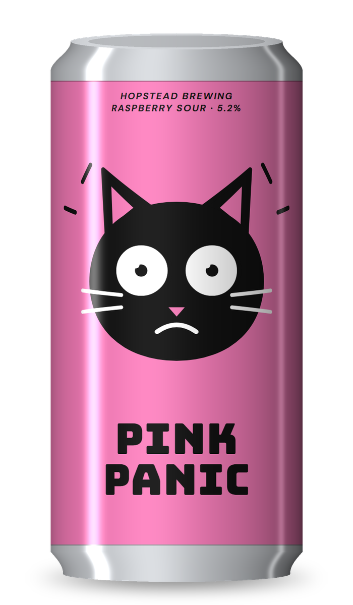 Pink Panic Raspberry Sour can