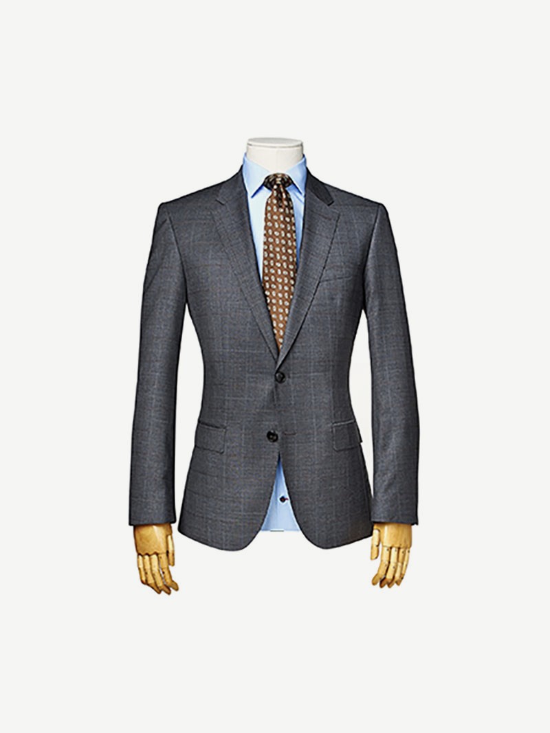 Charcoal Wool Suit, Charcoal