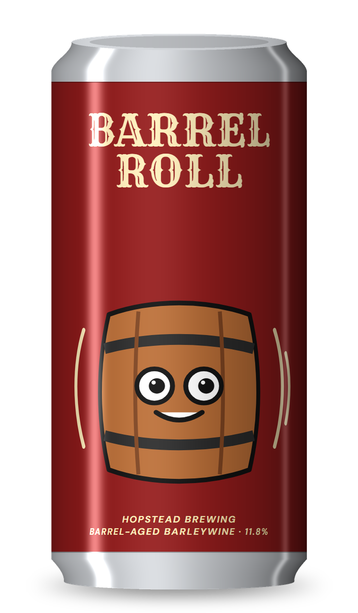 Barrel Roll Barrel-Aged Barleywine can