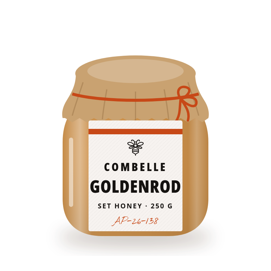 Goldenrod & Aster Honey, 125 g jar