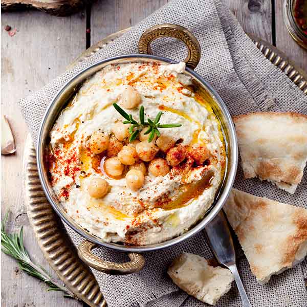 Lemony Hummus Bowl