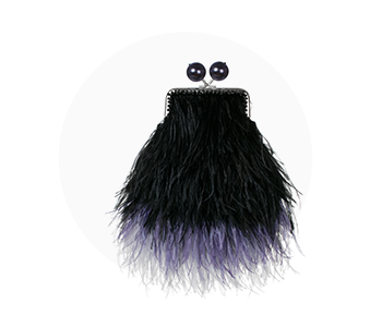 Feather Purse