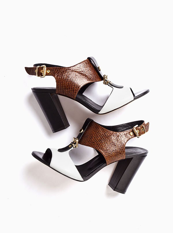 Two-Tone Sandals