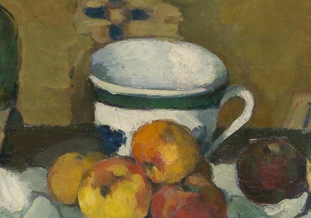 Still Life With A Jar, Cup And Apples, Paul Cézanne