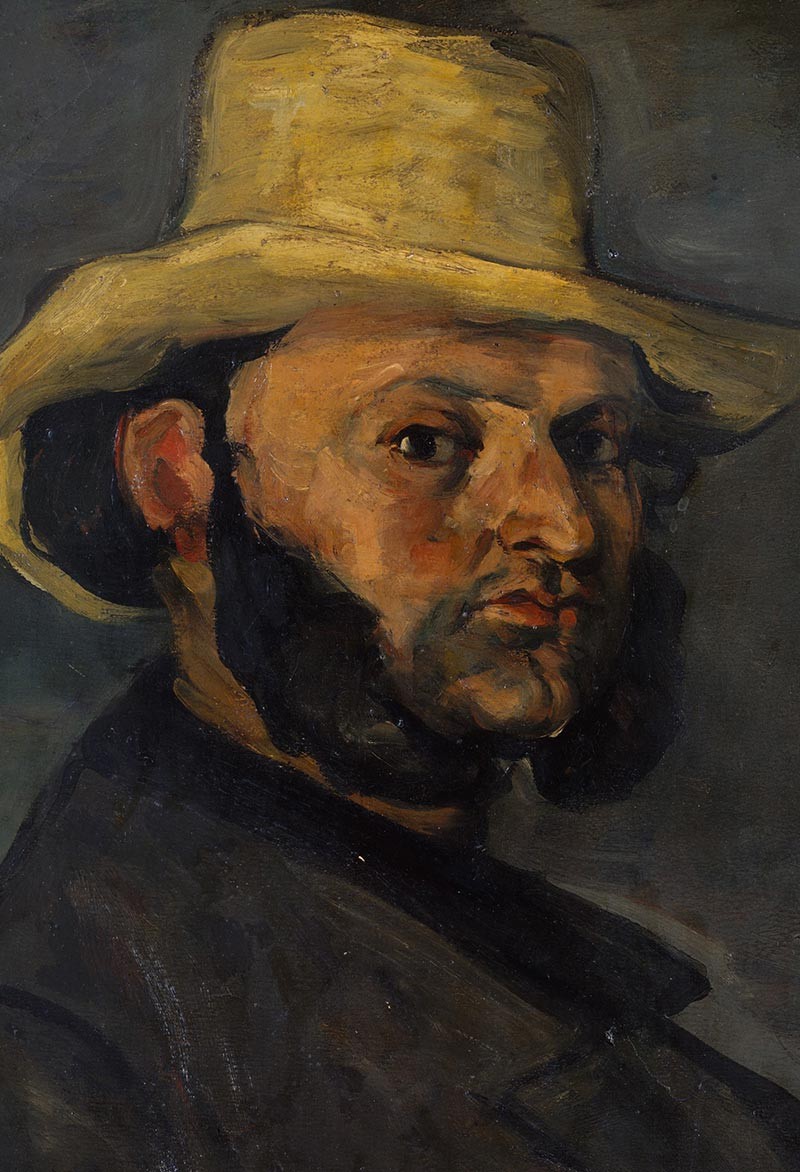 Man In A Straw Hat, Paul Cézanne