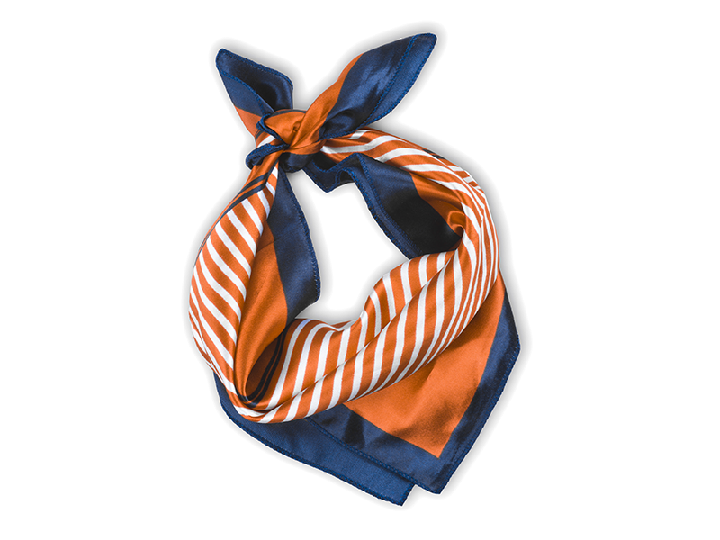 Blue Orange Scarf