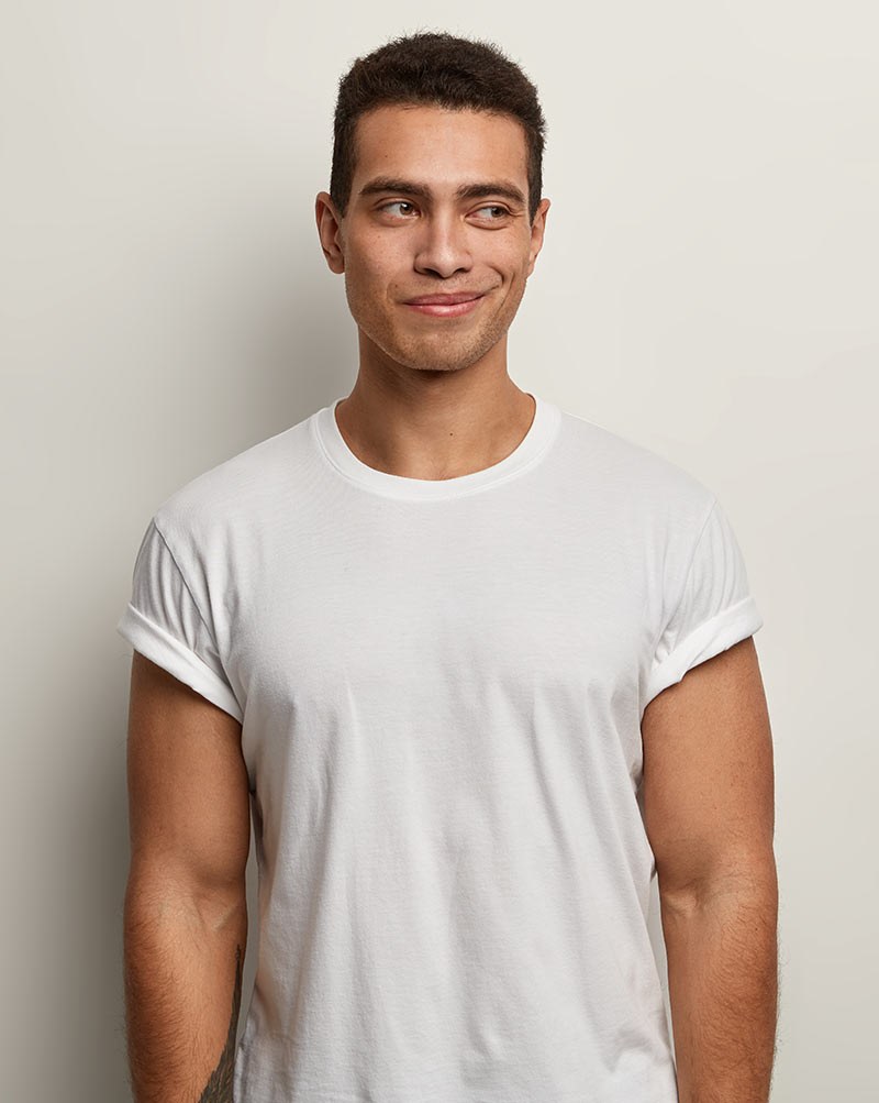 Heavy Cotton Tee, White