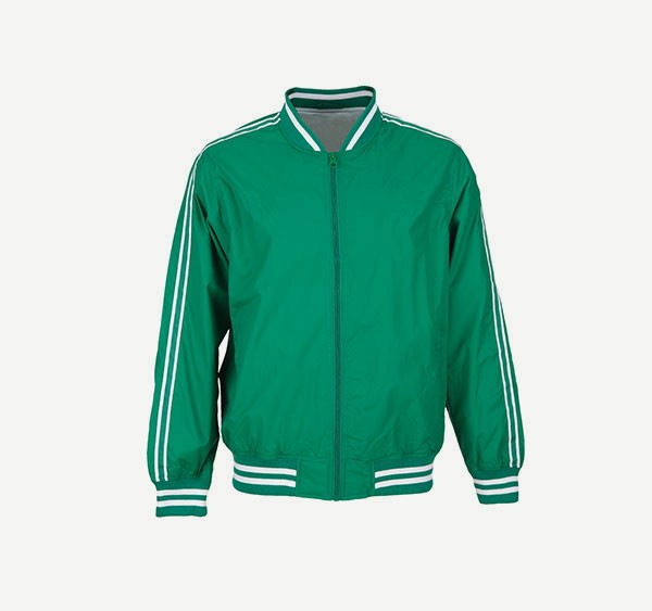Retro Track Jacket, Pitch Green