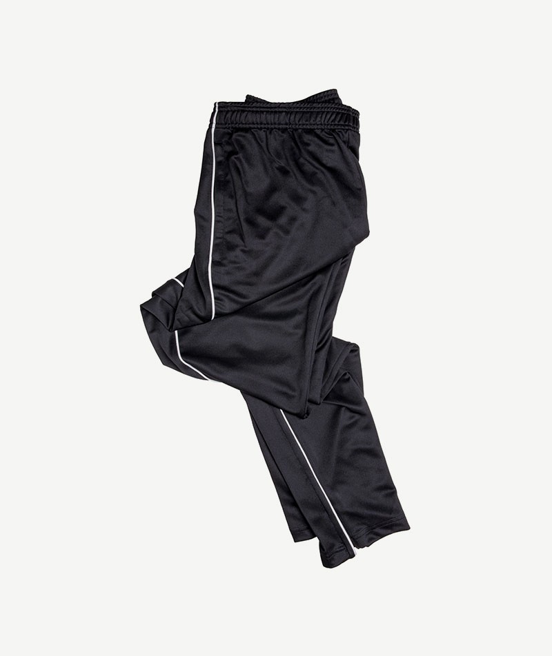 Tapered Track Pants, Black