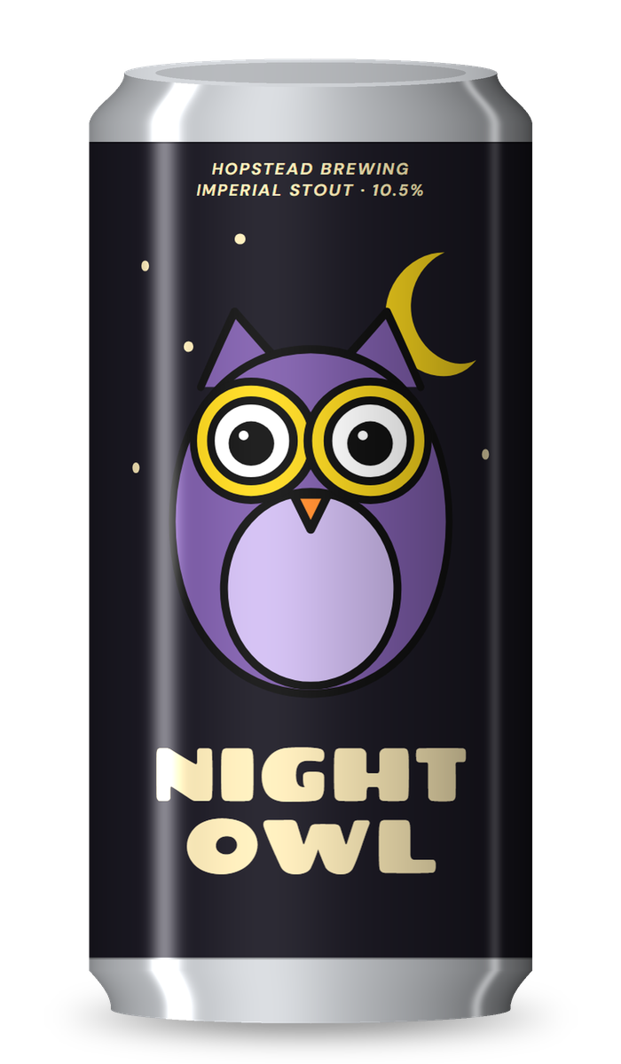 Night Owl Imperial Stout can