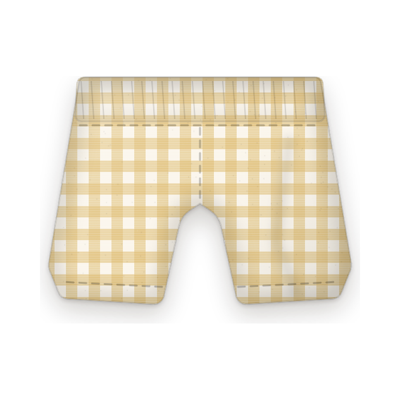 Gingham Pull-On Shorts