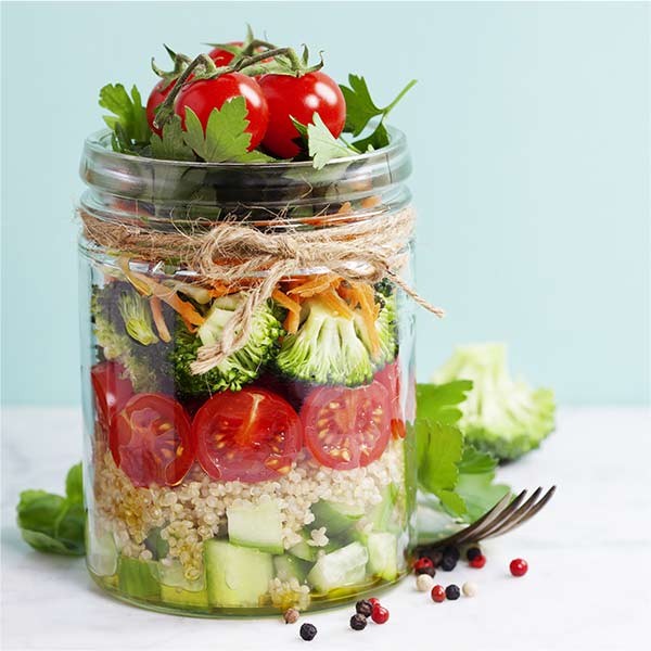 Layered Mason Jar