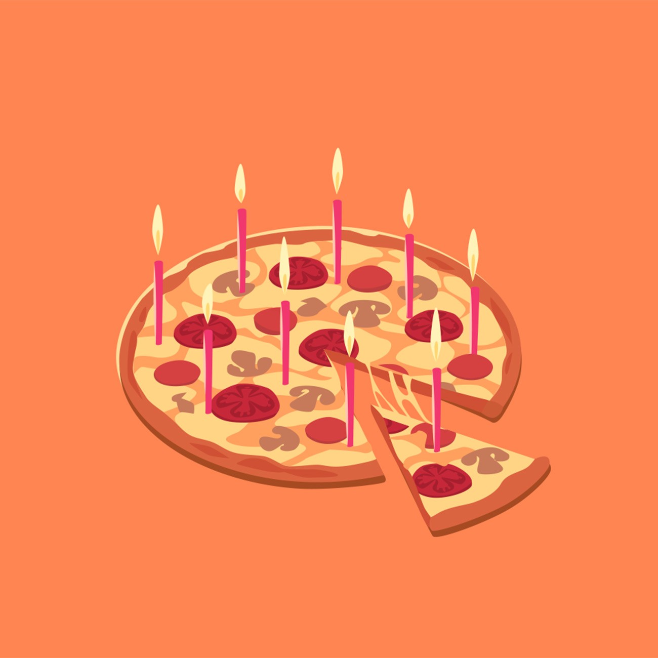 Birthday Pizza