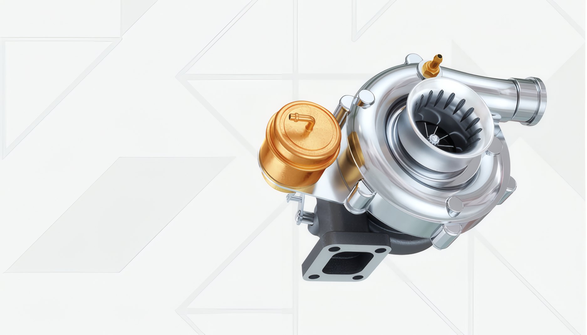 Compact turbocharger