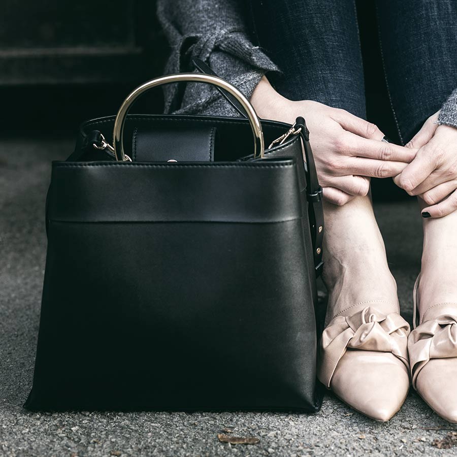 Structured Leather Tote