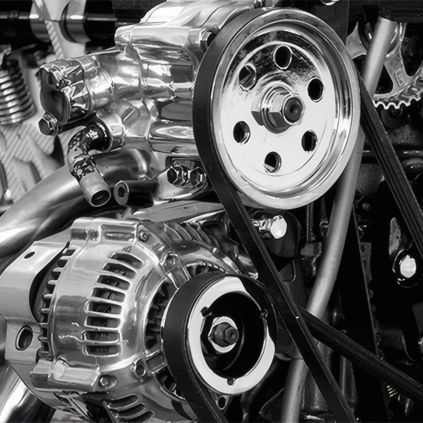 A mechanic checking service records